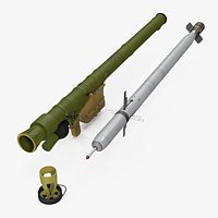 SA 18 Grouse Launcher and Missile