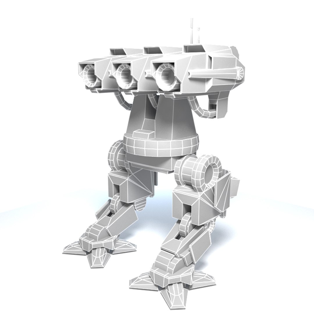 Ready Mech 3D - TurboSquid 1190523