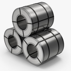 Steel Coil Reels 3D model