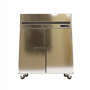 Deep Fridge lowpoly 3d model 3D