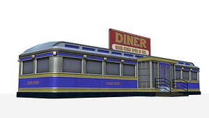 3D old dining model