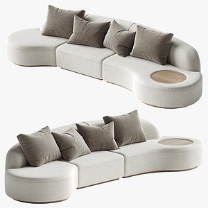 Nathalie II Sectional Sofa 3D