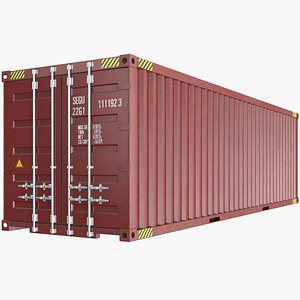 real shipping container 3D model