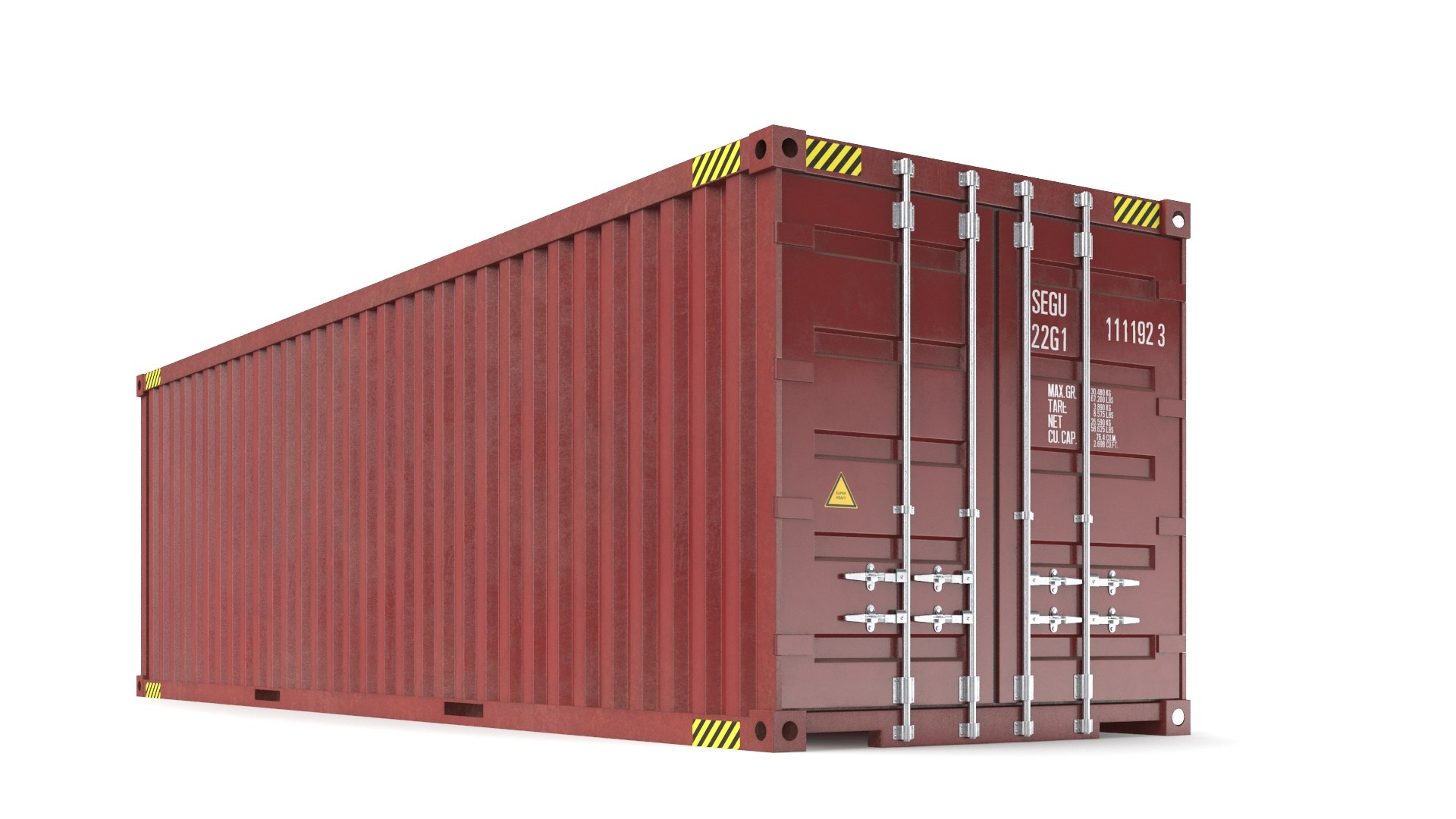 Real shipping container 3D model - TurboSquid 1659549