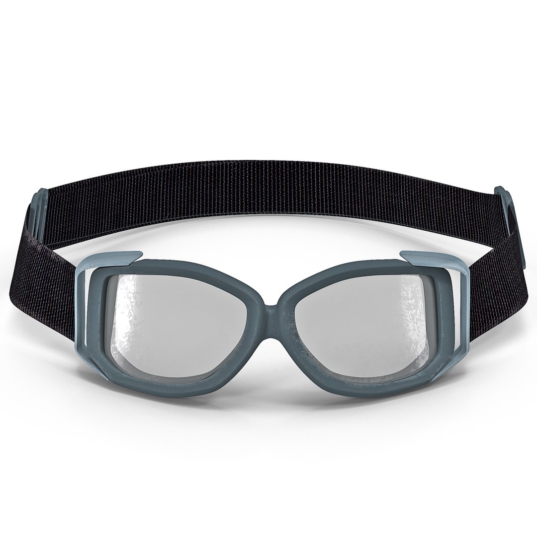 Tactical Goggle Glasses 3D model preview