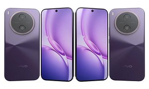Vivo Y600 Pro Purple 3D model
