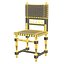 Baroque Spanish Revival Leather Dining Chair