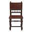 Baroque Spanish Revival Leather Dining Chair