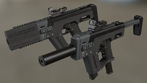 conversion kit gun glock 3D model