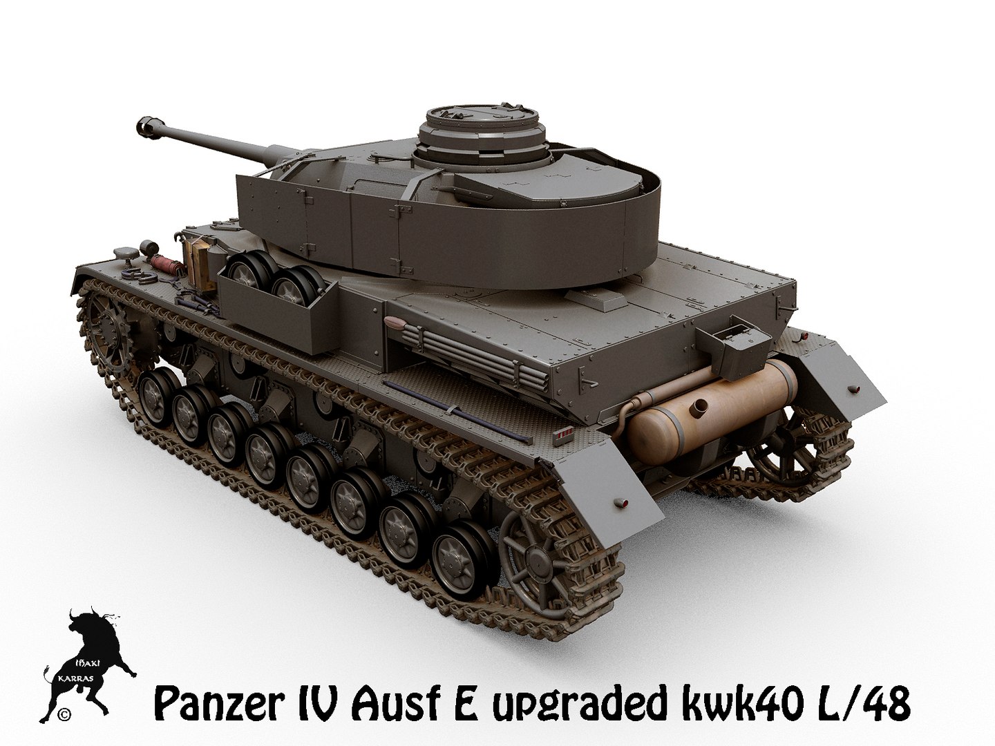 Panzers Tanks Iv Ausf 3d Model