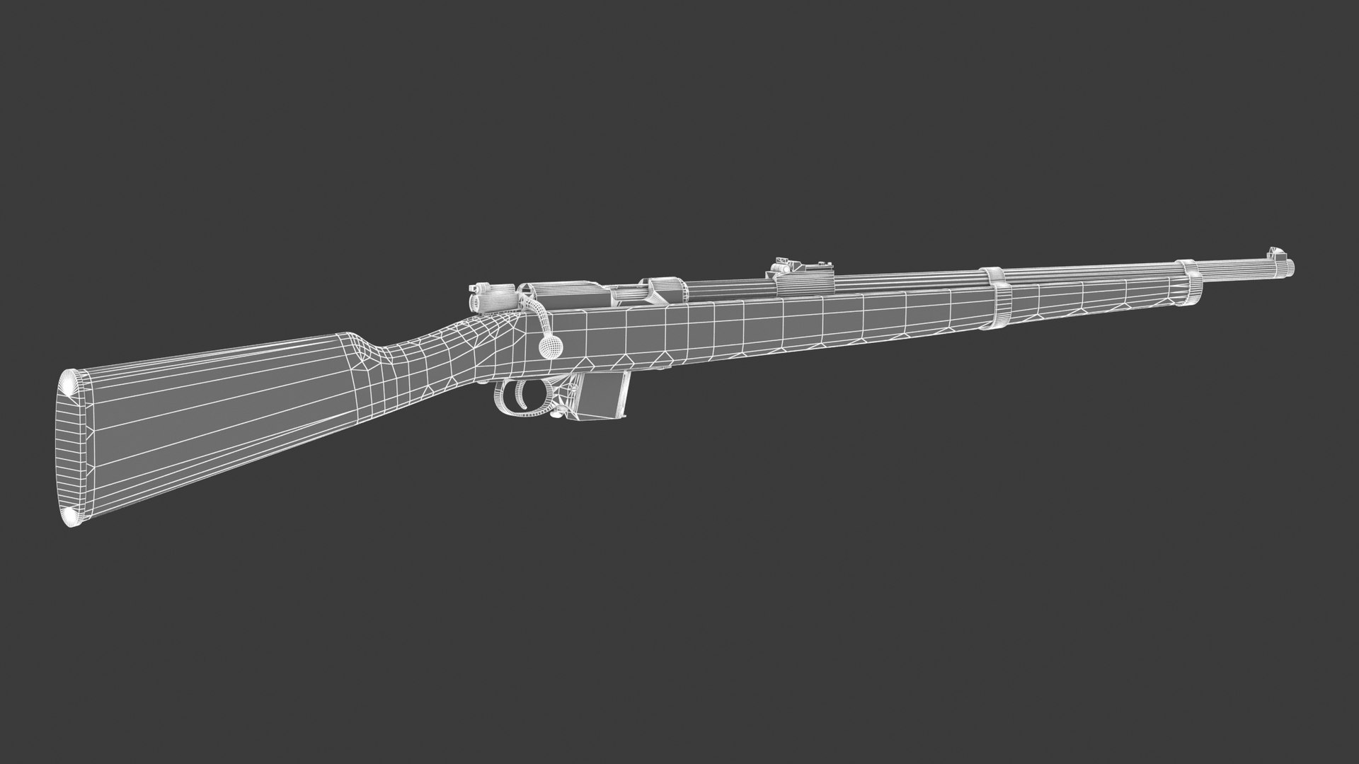 Destroyer Carbine Low Poly 3D Model - TurboSquid 1873223