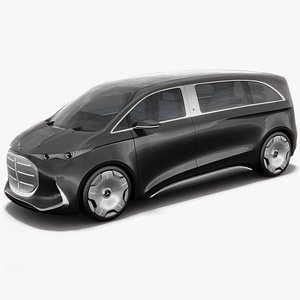 Mercedes-Benz Vision V Concept 2025 with interior 3D model