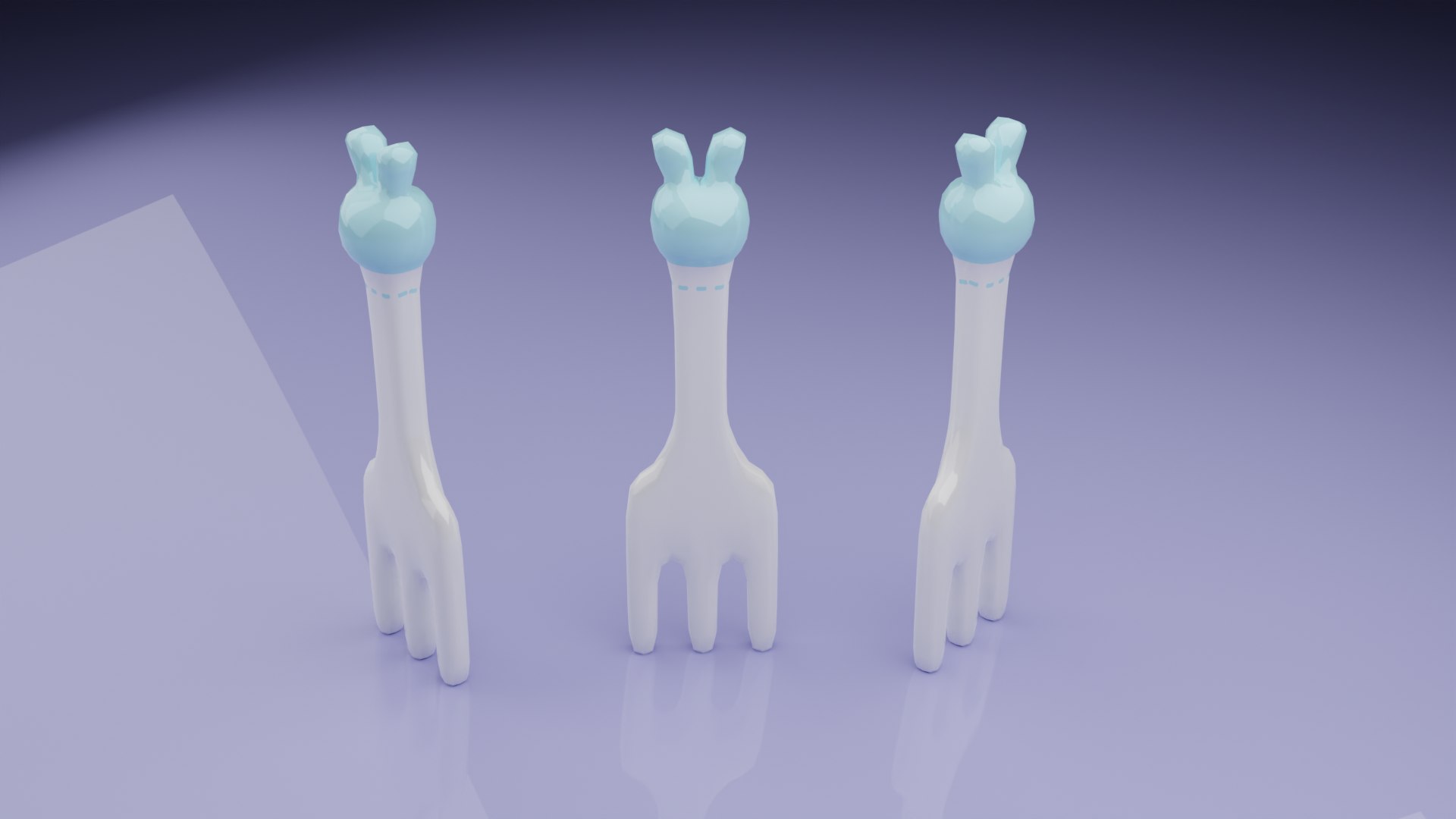 3D Rabbit Fork - TurboSquid 2273027
