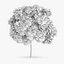 3d horse chestnut trees model