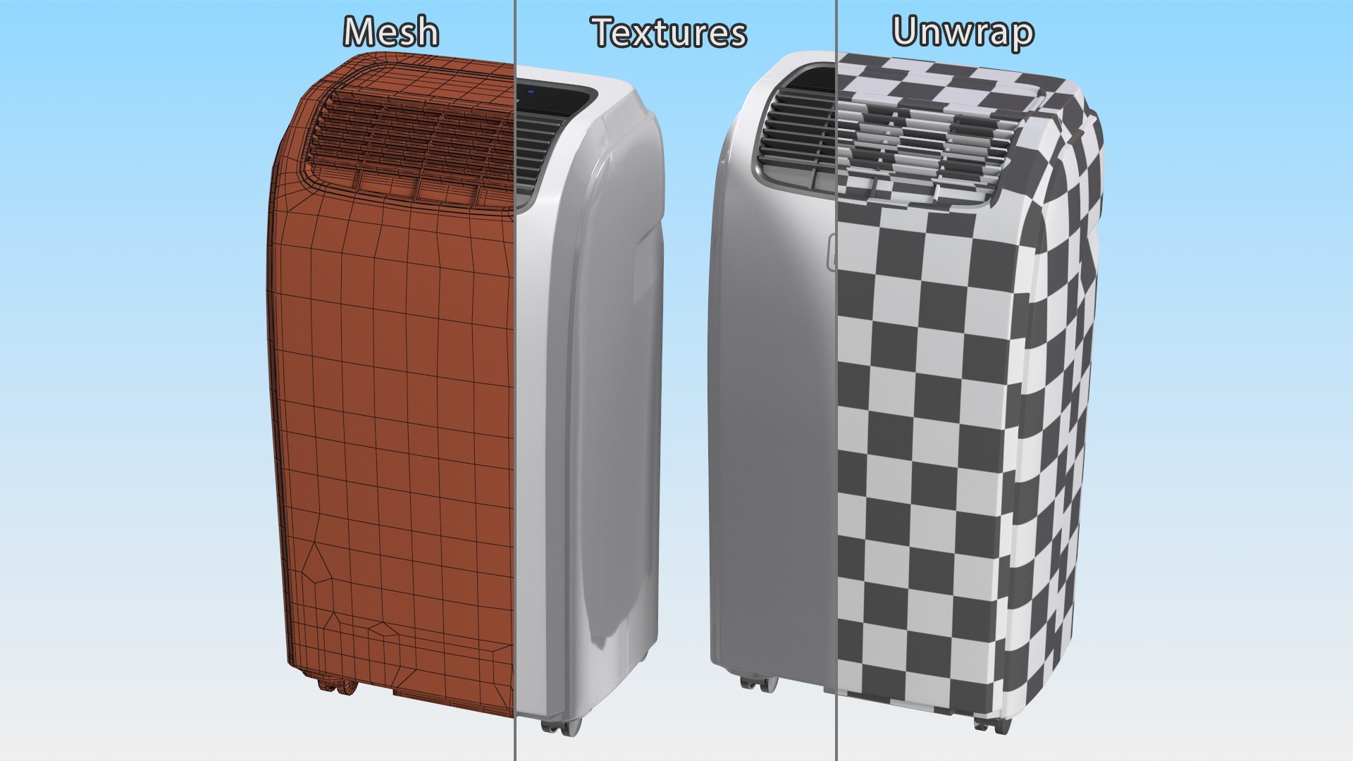 3D BLACK DECKER Floor Portable Air Conditioner - TurboSquid 2041007