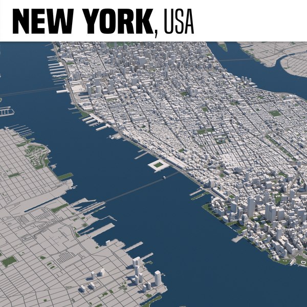 3D city new york model