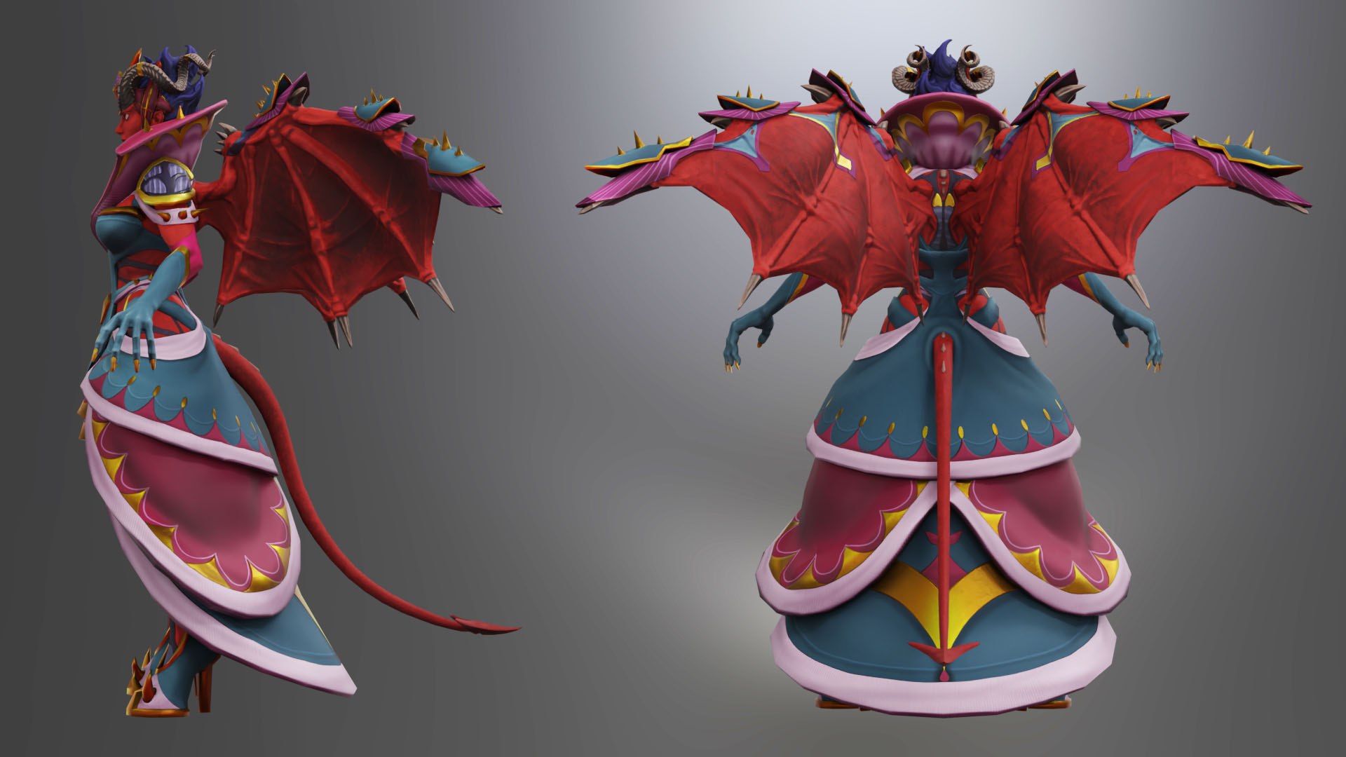 Animated Stylized Low poly Game Ready Succubus Queen Character 3D model https://p.turbosquid.com/ts-thumb/CB/UWuS7D/tm/z06_succubus/jpg/1701787204/1920x1080/fit_q87/01342b52e8061fa58ce5b475b86dd7d9f82e559a/z06_succubus.jpg