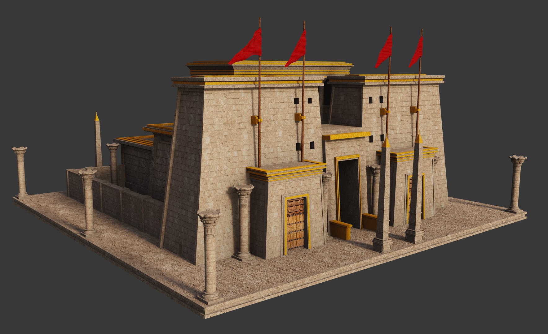 3D Acient Egyptian temple Gate v2 https://p.turbosquid.com/ts-thumb/CB/XPI2fc/xY/gate2/jpg/1720714715/1920x1080/fit_q87/7b1d9761242841bad4ec99ac6e1cc4c12312c9c7/gate2.jpg