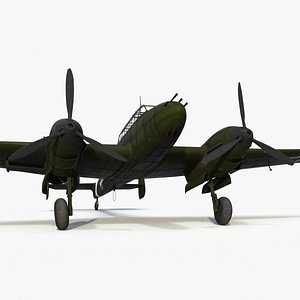 Messerschmitt Bf 110 or Me 110 WWII German Heavy Fighter