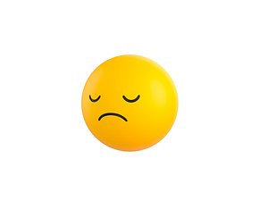 3D Symbol016 Sad Emoji