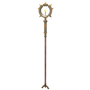 Stylized magic staff