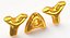 Foil Balloon Words Yay Gold