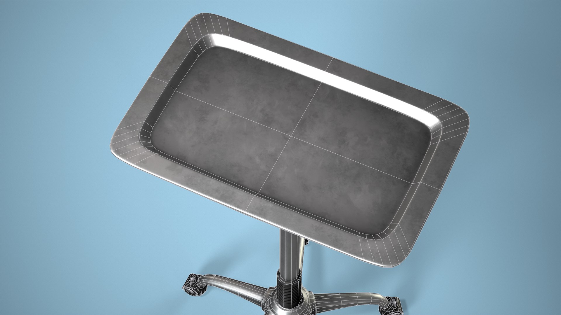 3D Model Medical Rolling Table TurboSquid 1923890