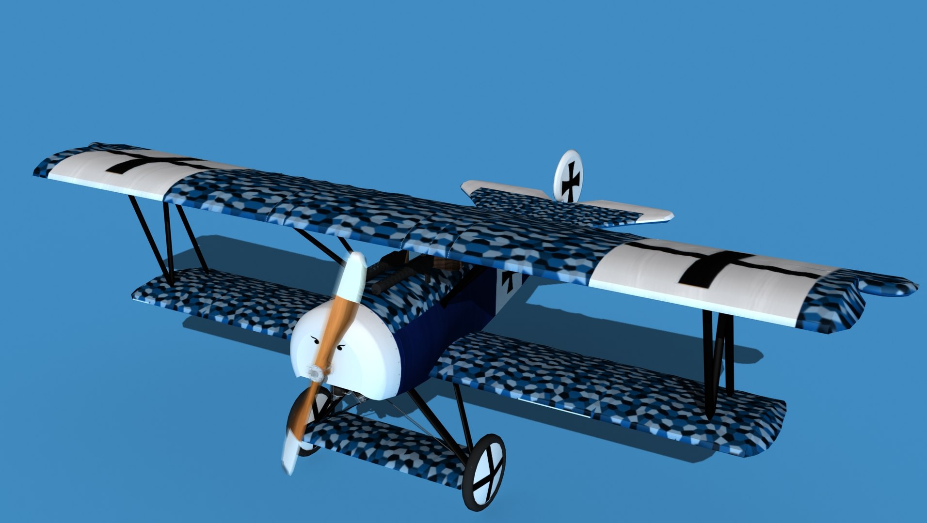 Fokker D-VI V04 3D Model - TurboSquid 1919414