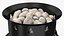 Outland Living Firebowl Propangas-Feuerstelle mit Steinen