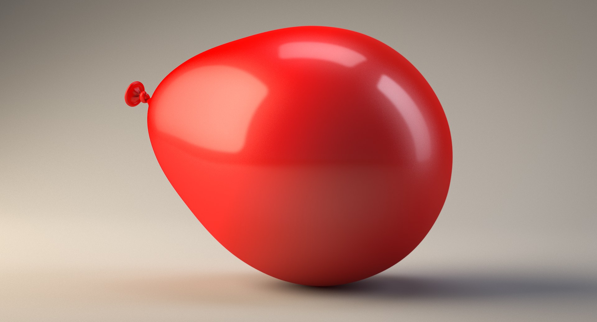 Inflated Balloon 3d Model