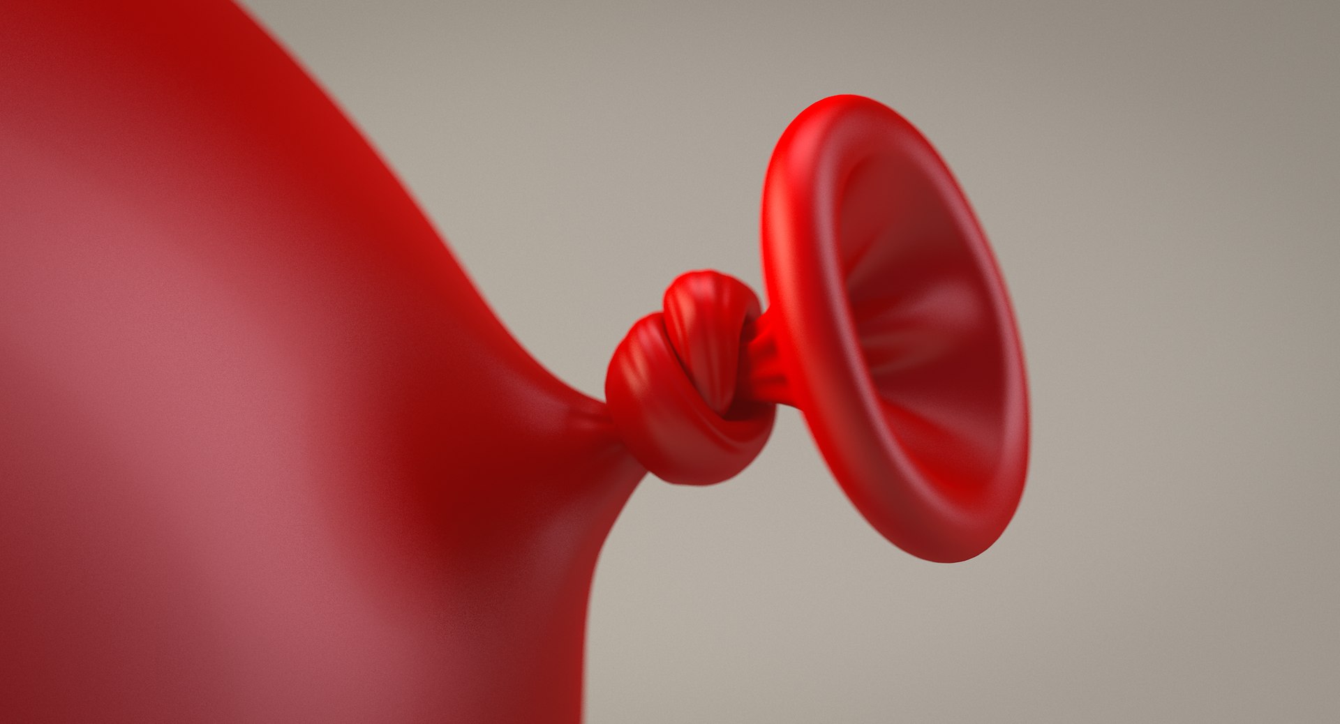 Inflated Balloon 3d Model