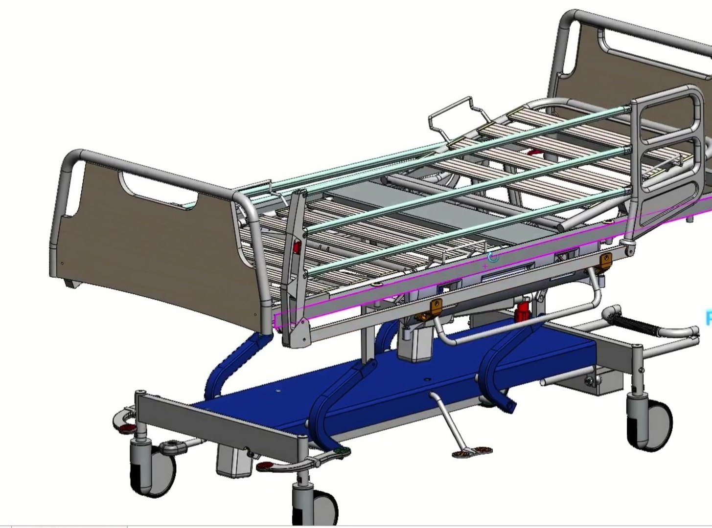 3D CAD Model Hospital Adjustable Bed with Side Rails and Swivel Casters model https://p.turbosquid.com/ts-thumb/CB/wIKF9O/pk/000002/jpg/1773633778/1920x1080/fit_q87/5769465d2534d690e2eca96b1e0babcbb6550370/000002.jpg