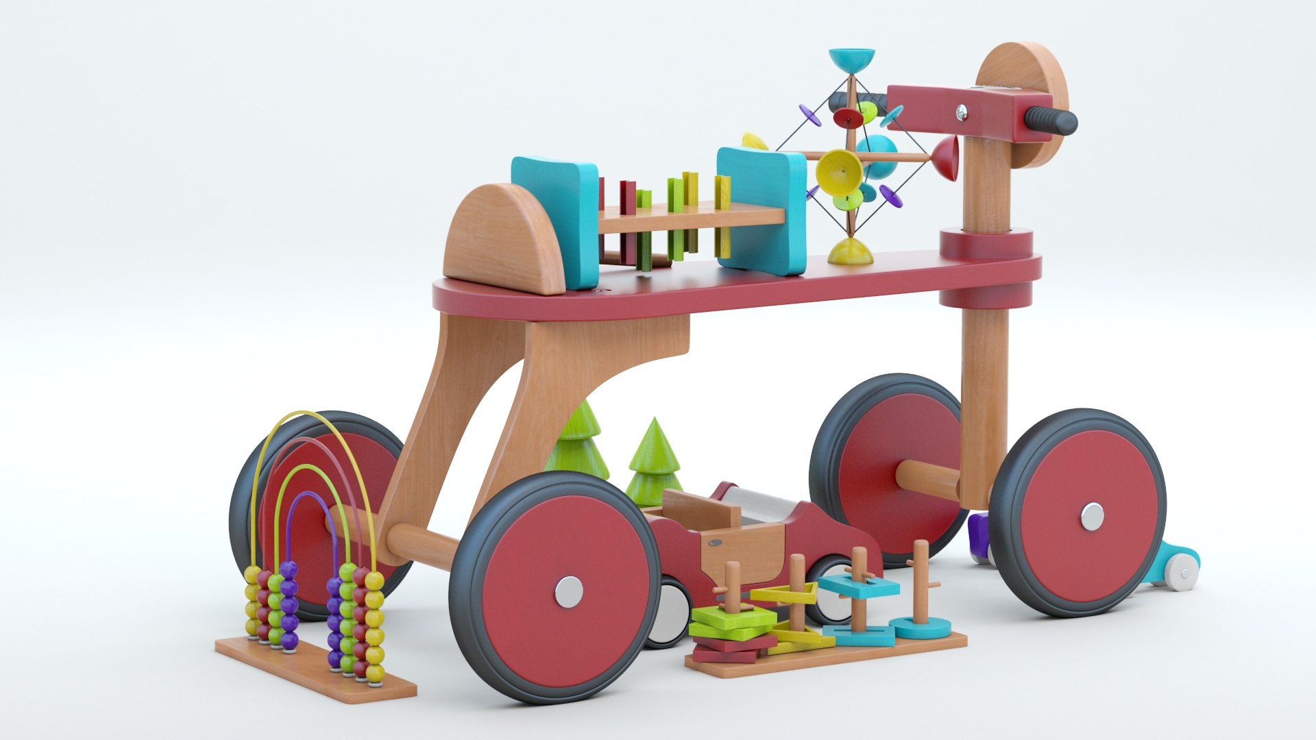 smart gear toys wooden balance bike