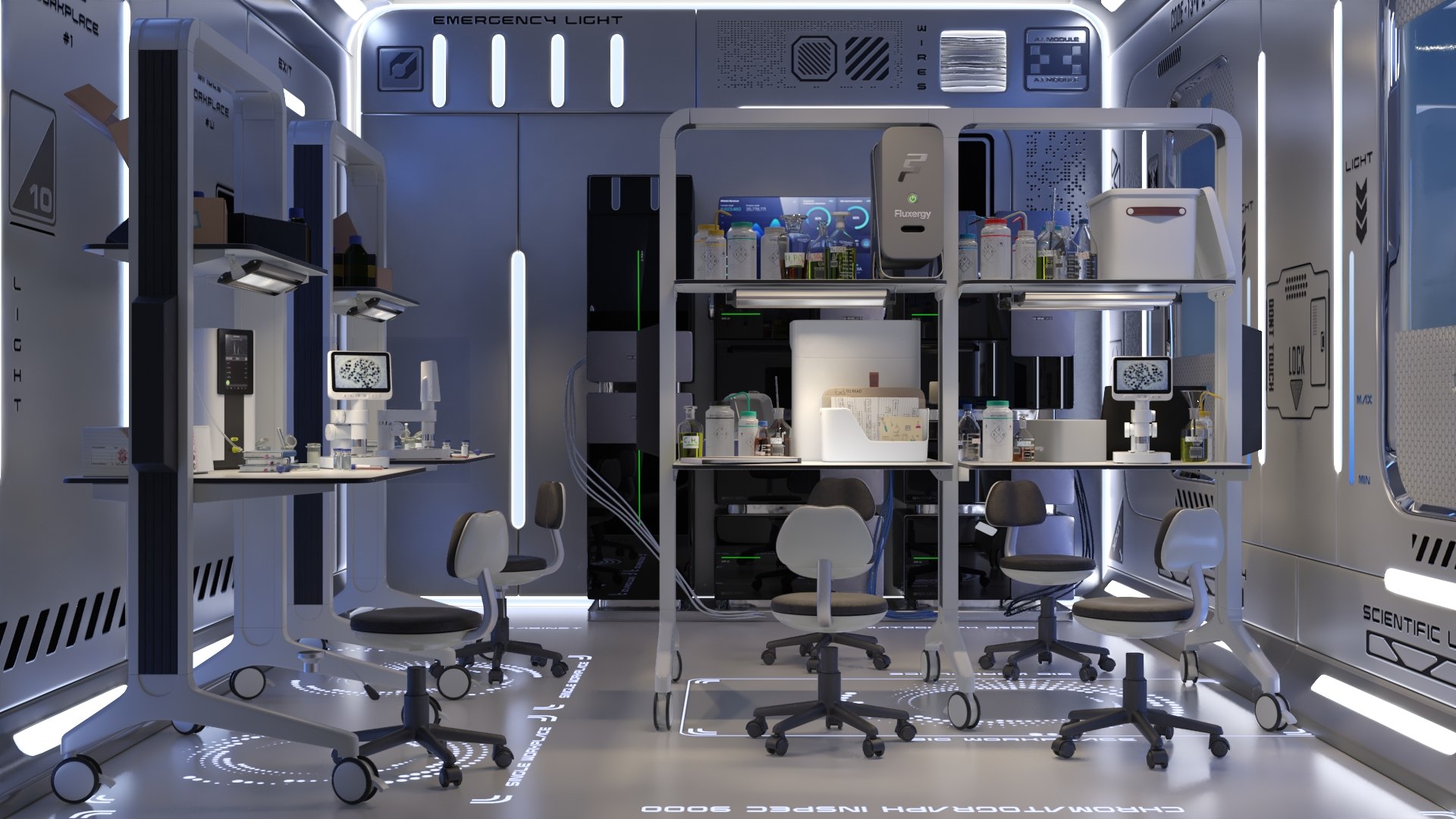 3D Model Realistic Scientific Laboratory - TurboSquid 2425092