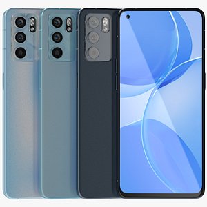 OPPO Reno 6 Pro All Colors 3D model TurboSquid 1744765