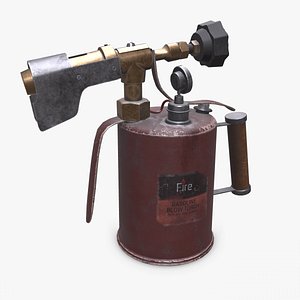 Blowtorch Low-poly PBR 3D model