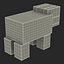 Minecraft Pig 3D-Modell