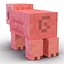 Minecraft Pig 3D-Modell