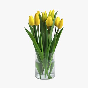 3D tulips