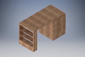 desk 3D model