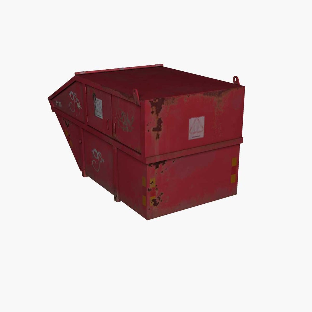 red container 3d model