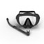 3d scuba set mask model