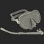 3d scuba set mask model