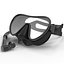 3d scuba set mask model