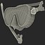 3d scuba set mask model