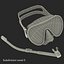 3d scuba set mask model