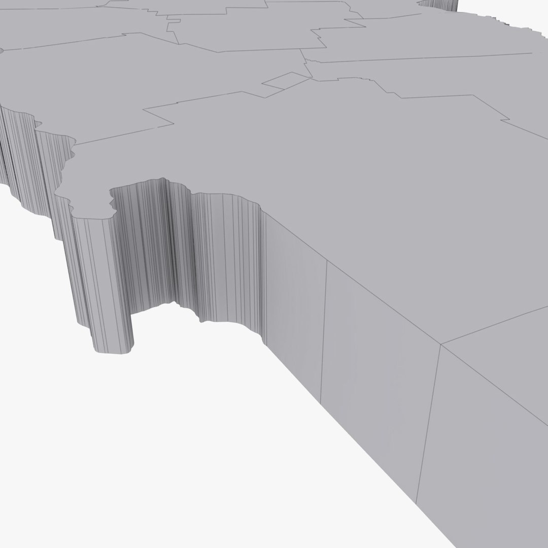 3d Counties Vermont Model