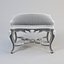 John-Richard Imperia Carved ottoman