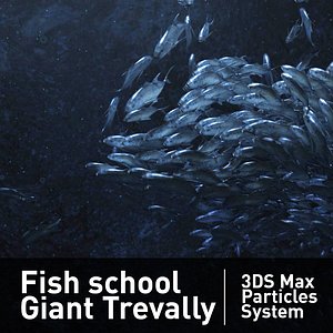 3D fish gaint trevally