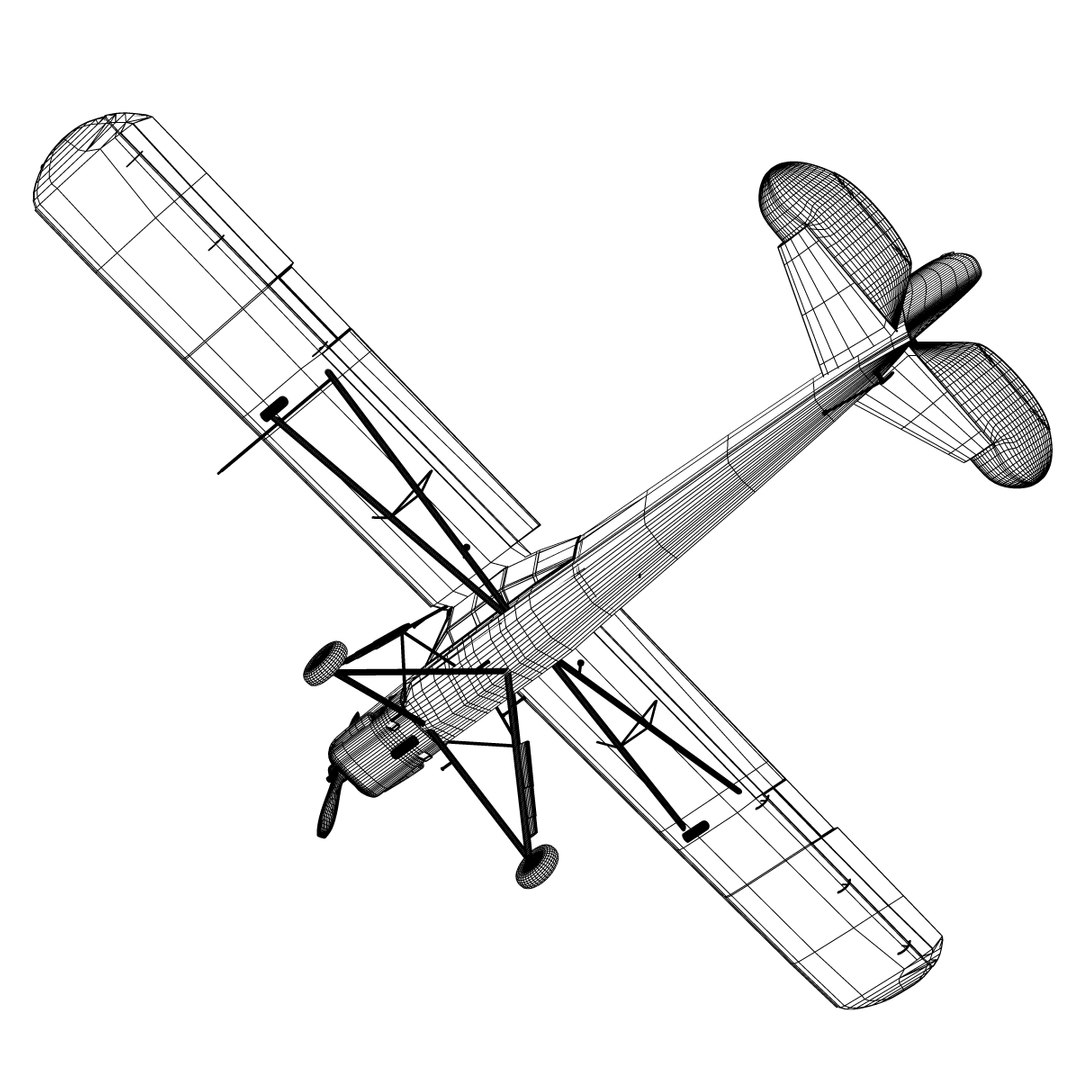 Purchase Storch Fieseler Fi 3d Model